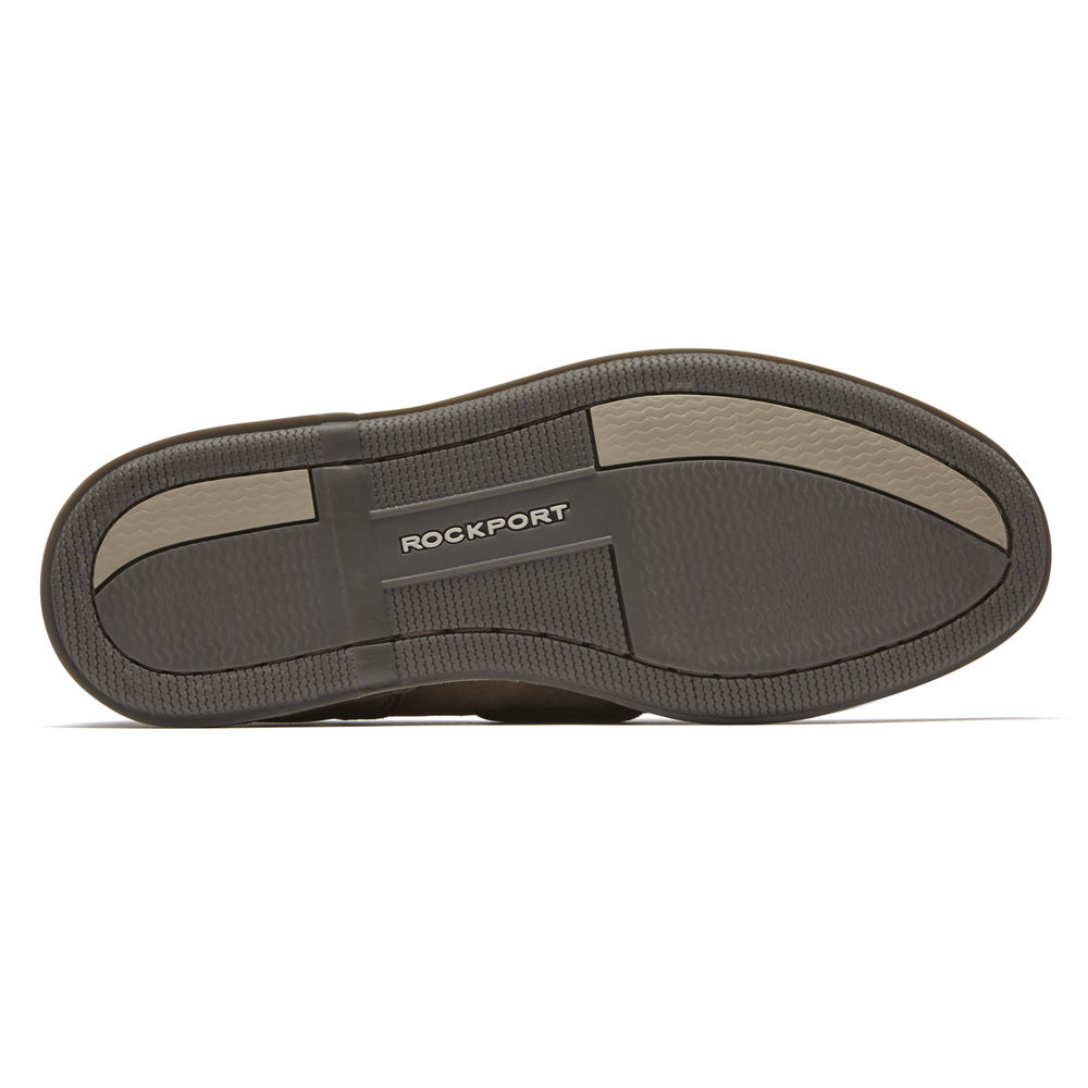 Rockport Boat Shoes For Mens Grey - Perth - PZ4857209